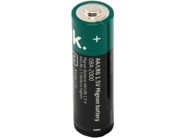 OK OBA-2000 AA LR6 Pack 8 pilas Alcalinas No son recargables 1.5 V Negro