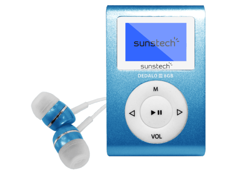 Sunstech Dedalo III 8GB 4h Autonomía Radio FM Azul