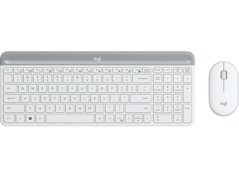 Logitech MK470 Inalámbrico Windows Blanco