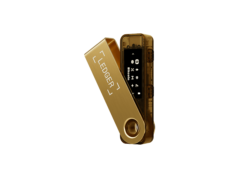Ledger Nano S Plus USB-C Pantalla 1.09 OLED Oro