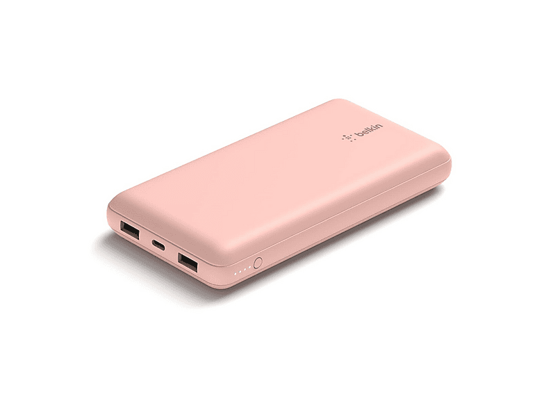 Belkin BoostCharge Batería externa 20K 20000 mAh 2x USB-A 1x USB-C Rosa
