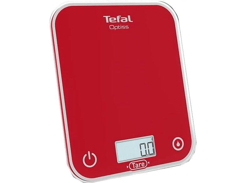 Tefal Optiss 5 kg Electrónica Función tara Apagado Automático Rojo