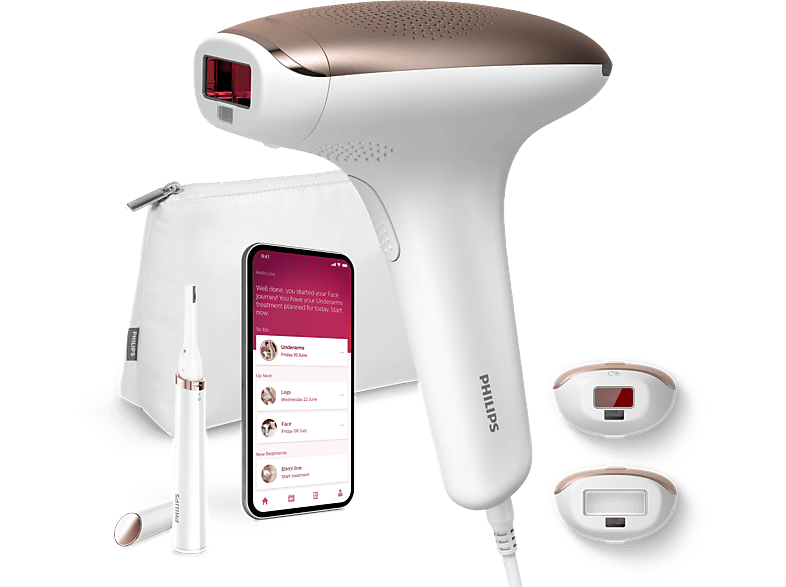 Philips Lumea S7000 BRI921/00 Luz pulsada 12 meses sin vello cara y cuerpo 250.000 pulsos Sensor SmarSkin