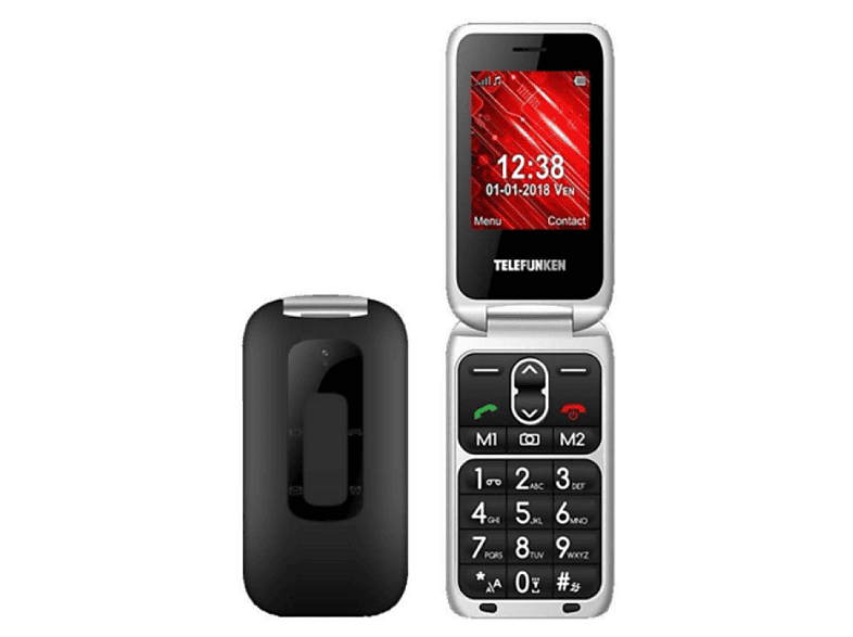 Telefunken TM240 COSI Para mayores Bluetooth 2.6  64 MB Negro