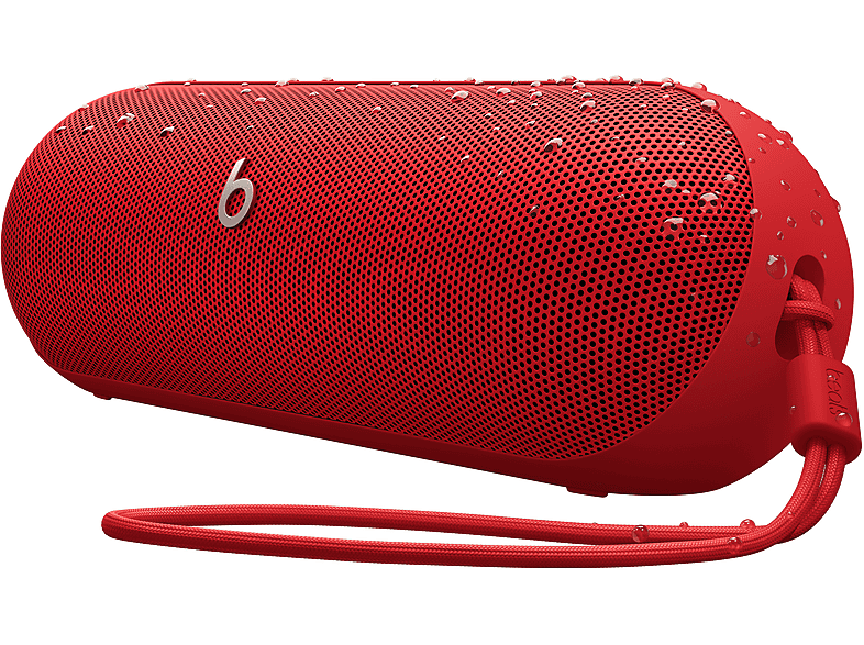 Apple Beats Pill Altavoz Bluetooth inalámbrico Cargador portátil USB-C Hasta 24 horas de batería IP67 Apple y Android micrófono Rojo llama