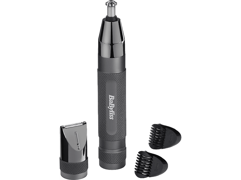 Babyliss E111E Super-X Metal Nariz Orejas y Cejas Cabezales intercambiables Black Edition
