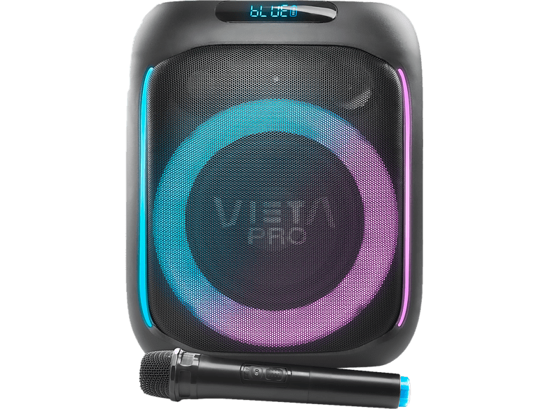 Vieta Pro Party 5 100W True Wireless Micrófono inalámbrico FM Karaoke Negro