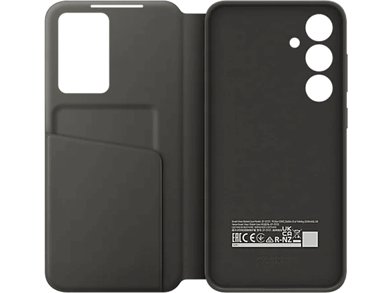 Samsung Wallet  EF-ZS721CBEGWW Compatible con Galaxy S24 FE Ranura para Tarjeta Cobertura Tapa de Libro Negro