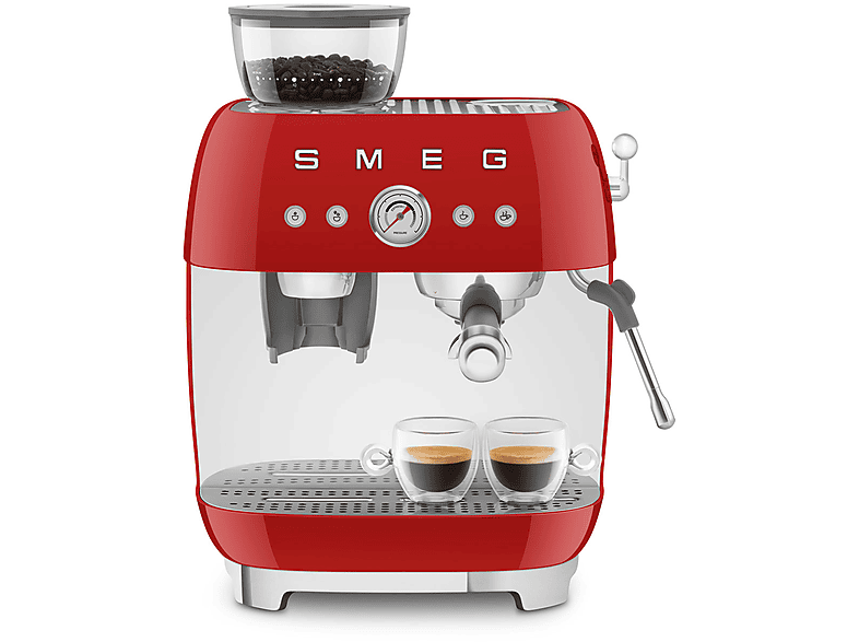 Smeg EGF03RDEU 20 bar Molinillo de Café Incorporado 1650 W Rojo