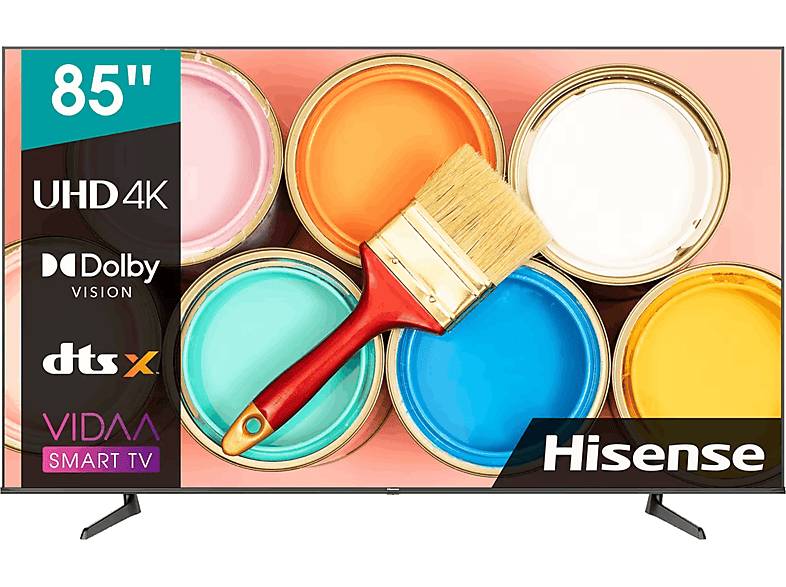 Hisense 85A6BG UHD 4K HDR10+ Quantum Dot Color Dolby Vision™ Modo Game Negro