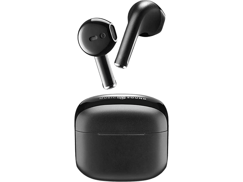 Music Sound BTMSTWSSWAGK De cápsula Bluetooth  Autonomía de hasta 20 h Negro