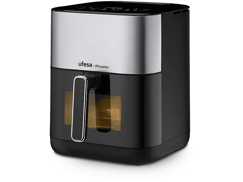 Ufesa Phoenix 1800 W 6 l 10 programas Temporizador hasta 60 min Función vapor Negro