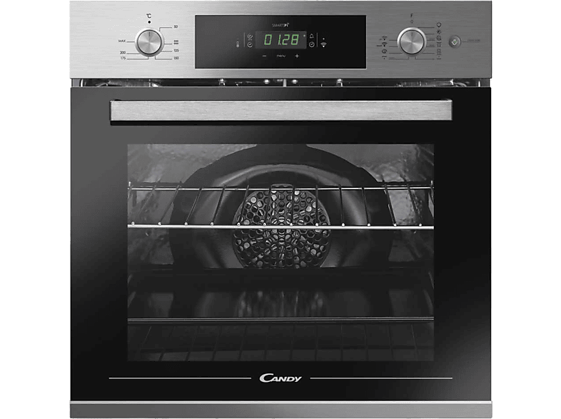 Candy Smart Steam FCTS815XL 70l Multifunción Limpieza Aquactiva 60cm Vapor Wi-Fi Temporizador Inox