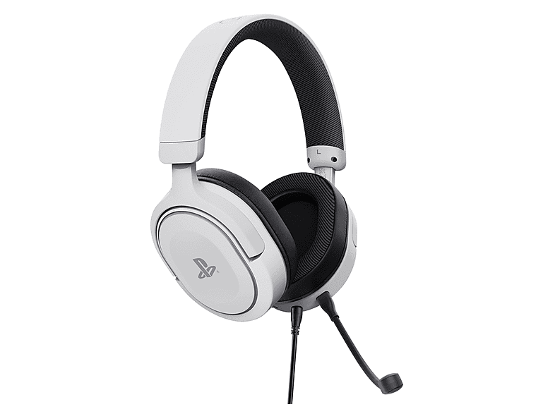 Trust Gaming GXT 498W Forta Con cable Micrófono desmontable Ecológico Blanco