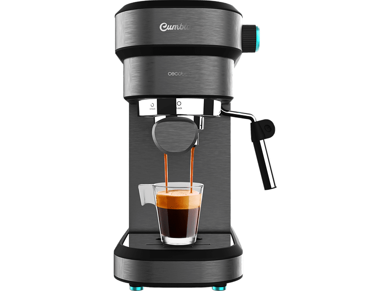 Cecotec Cafelizzia 890 Dark 1350W Calentamiento rápido 20 bar 1.2 L 2 tazas Negro
