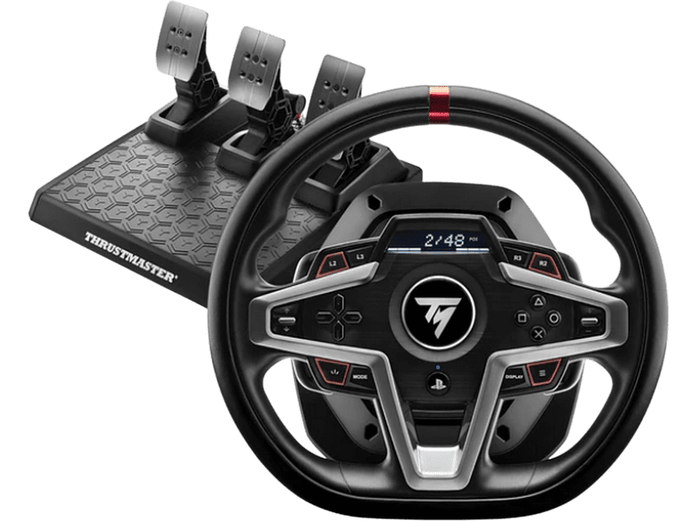 Thrustmaster T248 Con pedales Dynamic Force Feedback 4 Modos de presión PS4