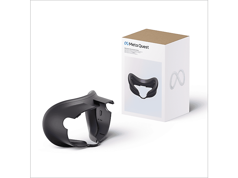 Meta Silicone Facial Interface Para Meta Quest 3 Silicona Negro