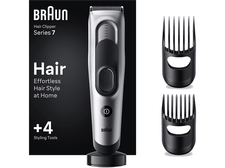 Braun Series 7 HC7390 17 Ajustes 2 Peines Memoria SafetyLock 50 min autonomía