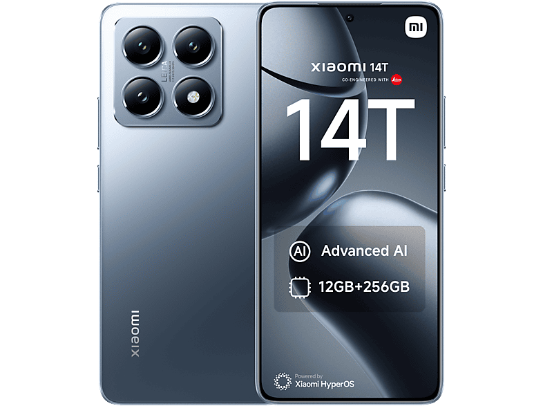 Xiaomi 14T Azul Titanio 256 GB 12 GB RAM 6.67 1.5K Mediateck Dimensity 8300 Ultra 5000 mAh Android-HyperOS