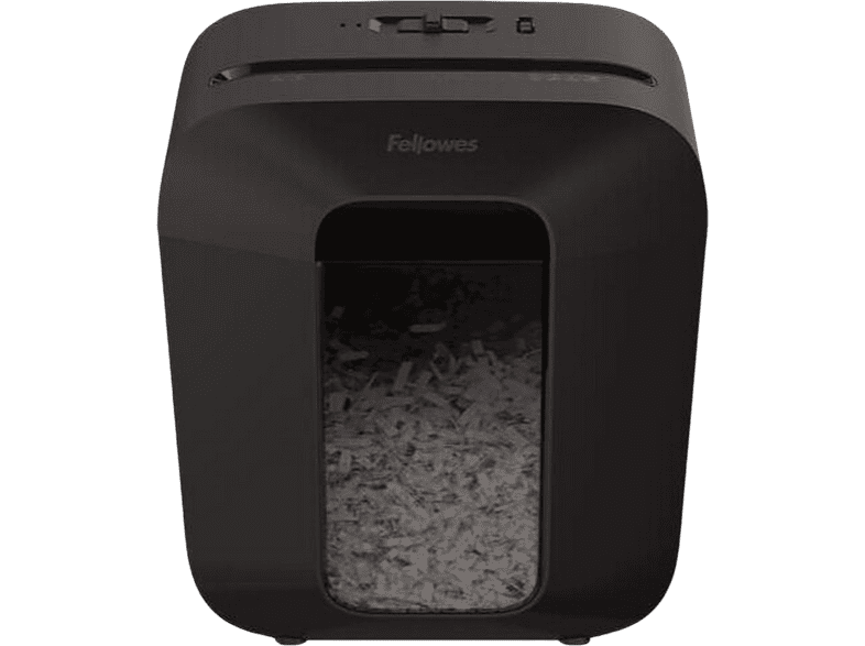 Fellowes LX25 Seguridad P-4 Partículas de 4x37mm Hasta 6 hojas a la vez Negro