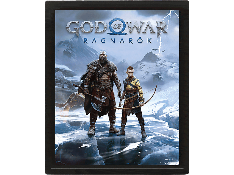 Sherwood Media God of war Ragnarok 28.5 cm Enmarcado Multicolor