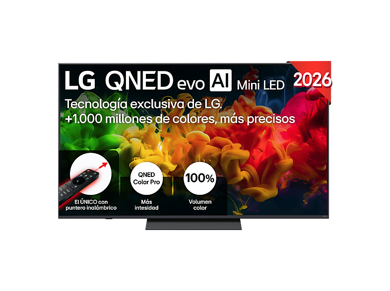 LG 65QNED81B6A UHD 4K Procesador Inteligente α7 AI Processor 4K Gen9 Smart TV DVB-T2 (H.265) Negro