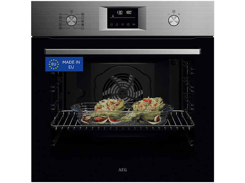 AEG GU5PB43FSM Multifunción Pirolítico 72 l Función Grill 60 cm INOX Antihuellas