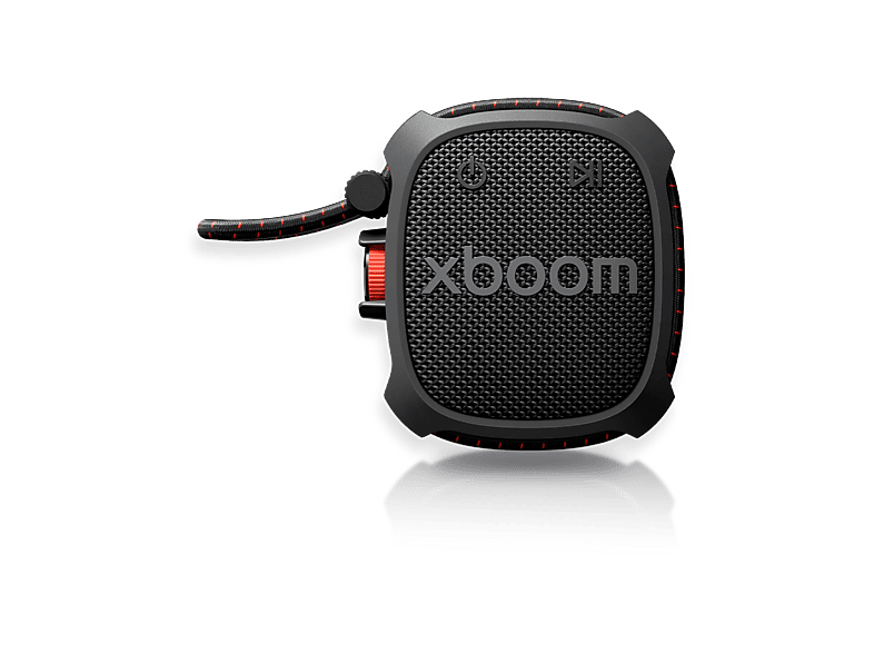 LG X BOOM ROCK  6 W Bluetooth Autonomía 10h Resistencia agua IP67 Conexión Auracast Negro
