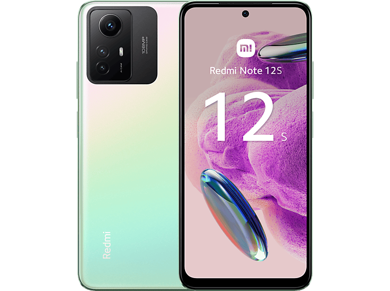 Xiaomi Redmi Note 12S Verde Perla 256 GB 8 GB RAM 6.43 AMOLED DotDisplay FHD+ MediaTek Helio G96 5000 mAh Android 13 - MIUI 14