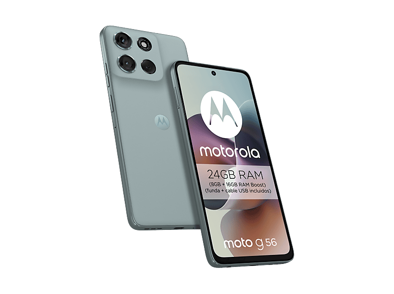 motorola G56 Gris 256 GB 8 GB RAM 6.72 Full HD+ MediaTek Dimensity 7060 5200 mAh Incluye Watch Fit