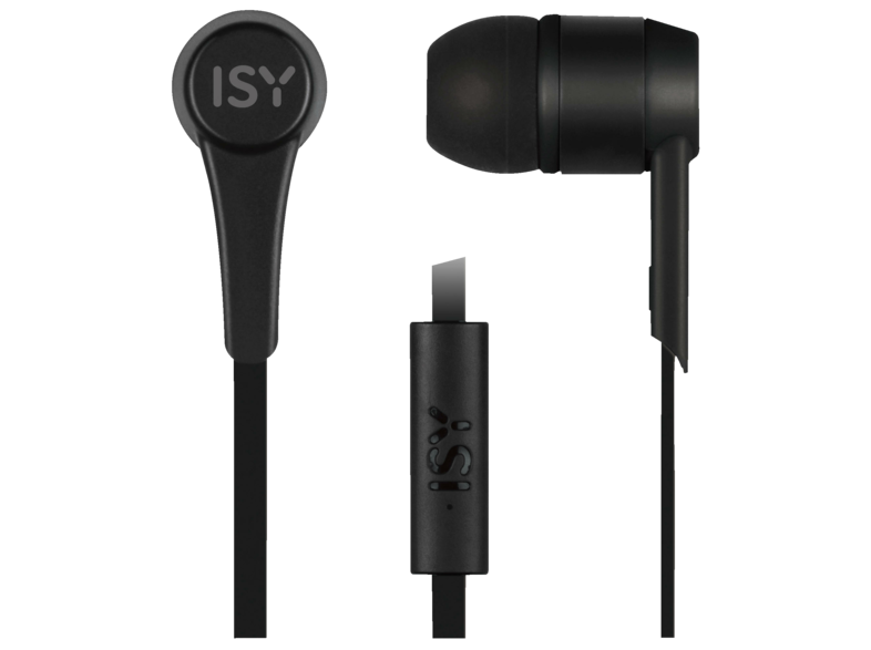 Isy IIE-1101 Negro de botón Jack 3.5mm