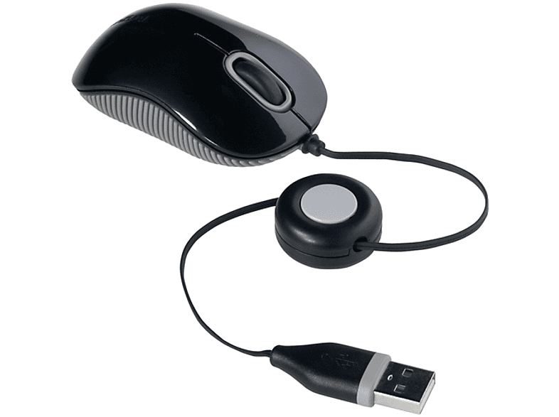Targus Compact Blue Trace Mouse Con cable 7.6 cm Negro
