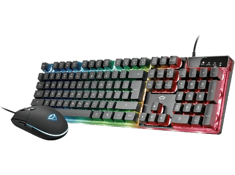 Trust GXT 838 Azor Gaming Retroiluminación Con cable Negro