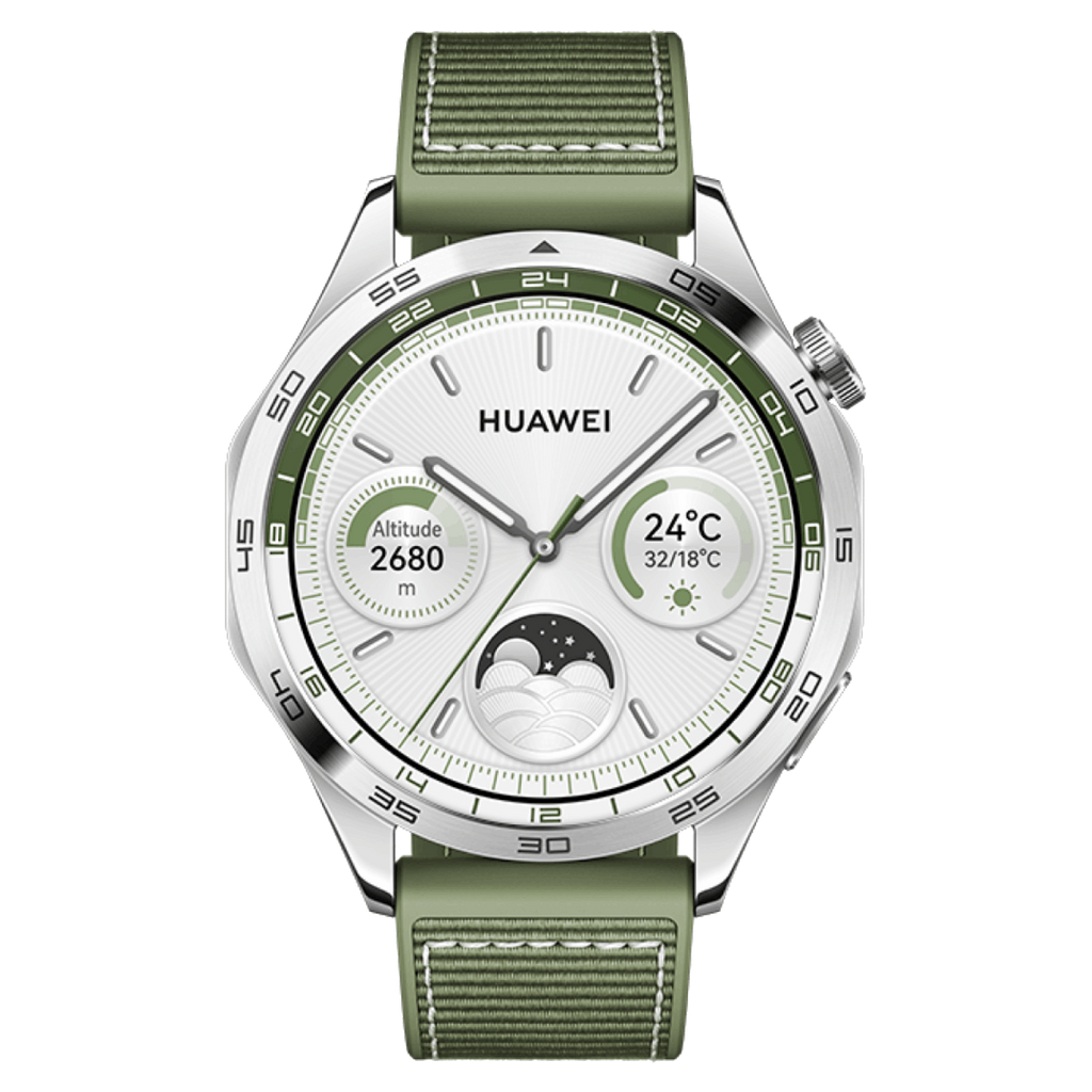 Huawei Watch GT4 46 mm AMOLED Hasta 14 días de autonomía Verde Clásico