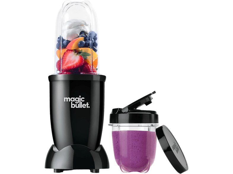 Magic Bullet MBR06B Tritan Sin BPA 6 Piezas 200 W 0.550 l o 0.355 l Negro