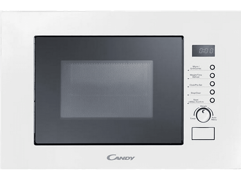 Candy MIC20GDFB Grill 1000W 8 niveles Descongelación 20l Plato giratorio 24.5cm Blanco
