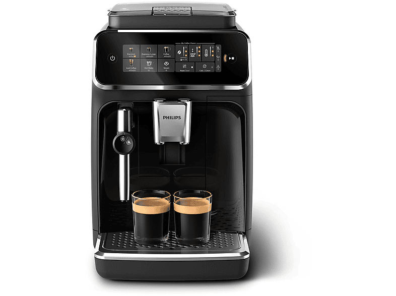 Philips 3300 Series EP3321/40 Tecnología AquaClean 2 tazas Presión Máx. 15 bar Deposito de agua 1.8 l 1500 W Negro