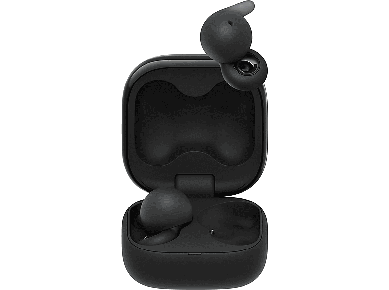 Sony LinkBuds Open  Sonido Transparente Bluetooth 22 horas iOS y Android Google Alexa Siri Abiertos IPX4 Negro