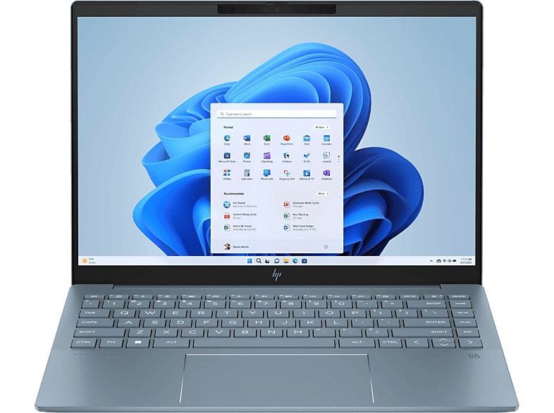 Portátil- HP Pavilion Plus 14-ew1003ns 14 2.8K OLED Intel® Core™ Ultra 7 155H 32GB RAM 1TB SSD Gráficos Arc™ GPU W11 Home Azul