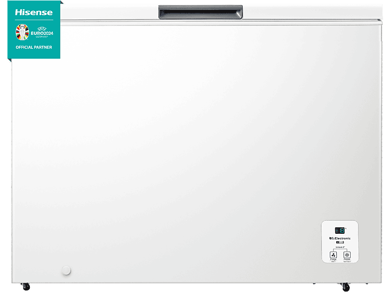 Hisense FT386D4AWLYE 84.7 cm 297 l Función Dual  Bordes suaves Blanco