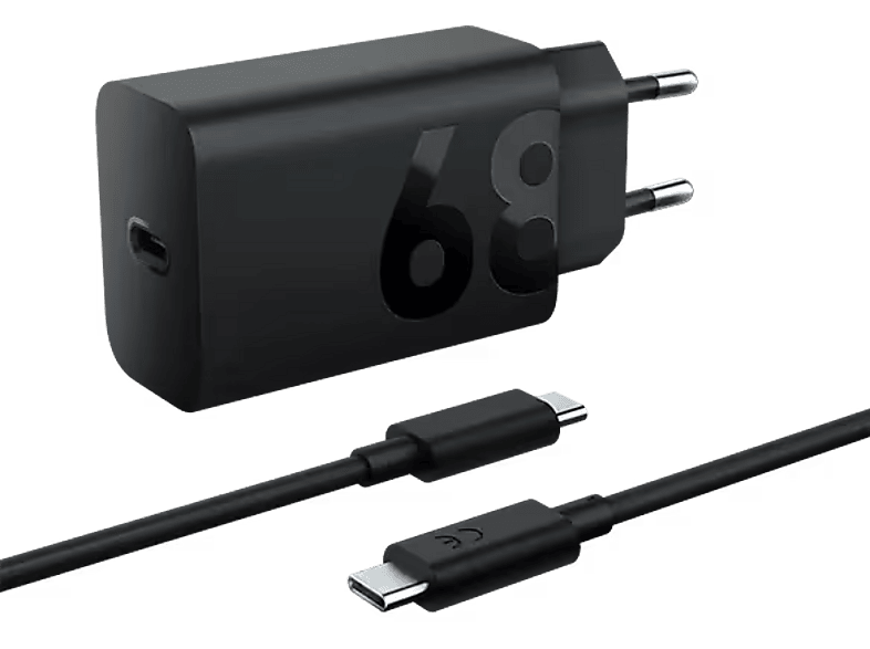 Lenovo Cargador de pared USB-C de 68 W para tablets USB-C PD Negro