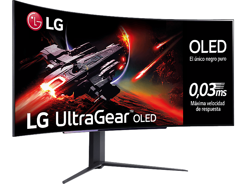 LG 45GR95QE-B 44.5 OLED 0.03 ms 240 Hz HDMI x2 DisplayPort x1 Negro