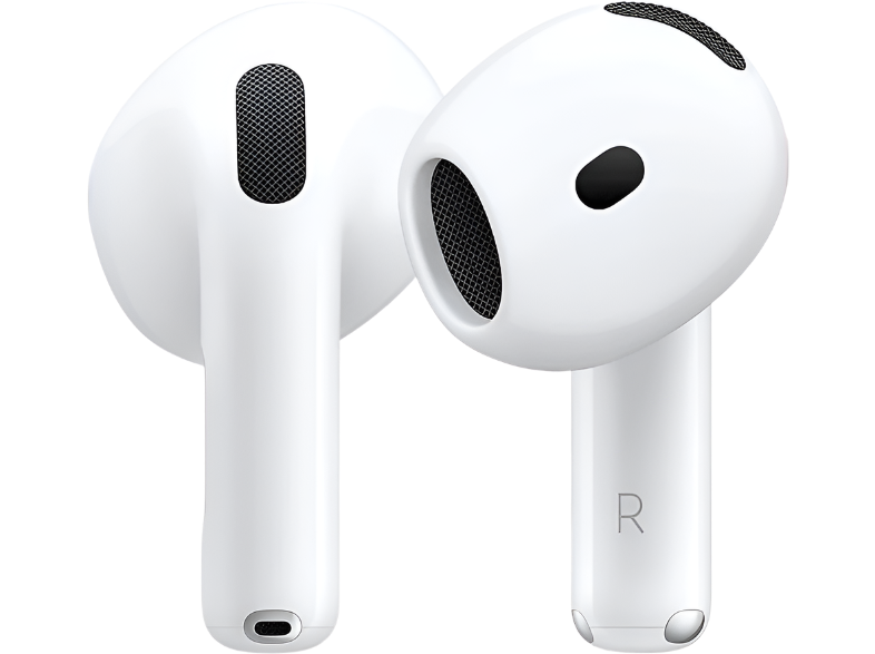 Apple AirPods 4 (2024 4ª gen) Inalámbricos Bluetooth® Estuche de carga inalámbrico Chip H2 Siri USB-C Blanco