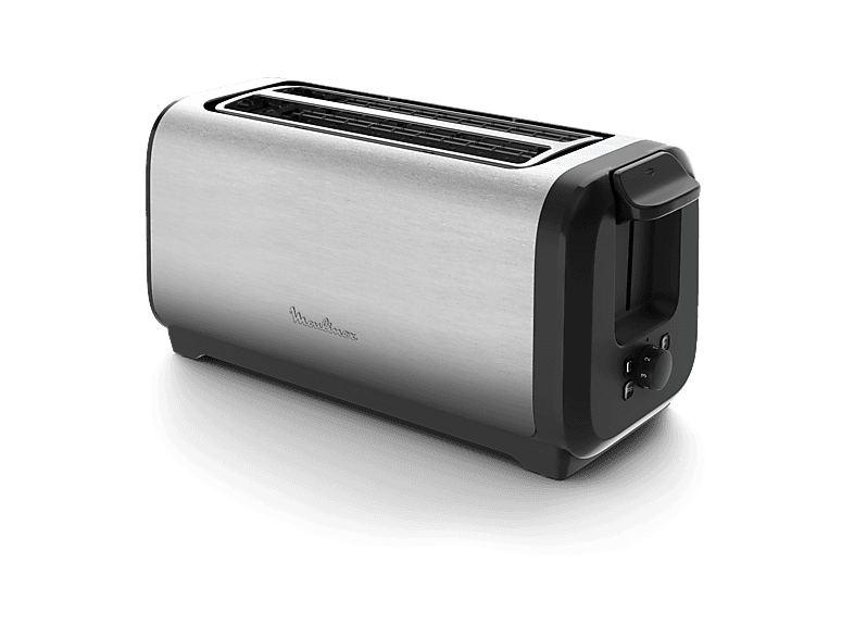 Moulinex Subito LS5S4 Ranura larga 2 ranuras Tostado rápido 7 niveles de tostado Bandeja recogemigas Inox,