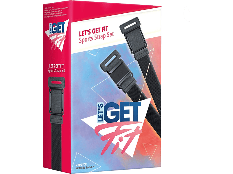 Ravens Court Let's Get Fit Sports Straps Set Para mandos Joy-Con Correas Negro