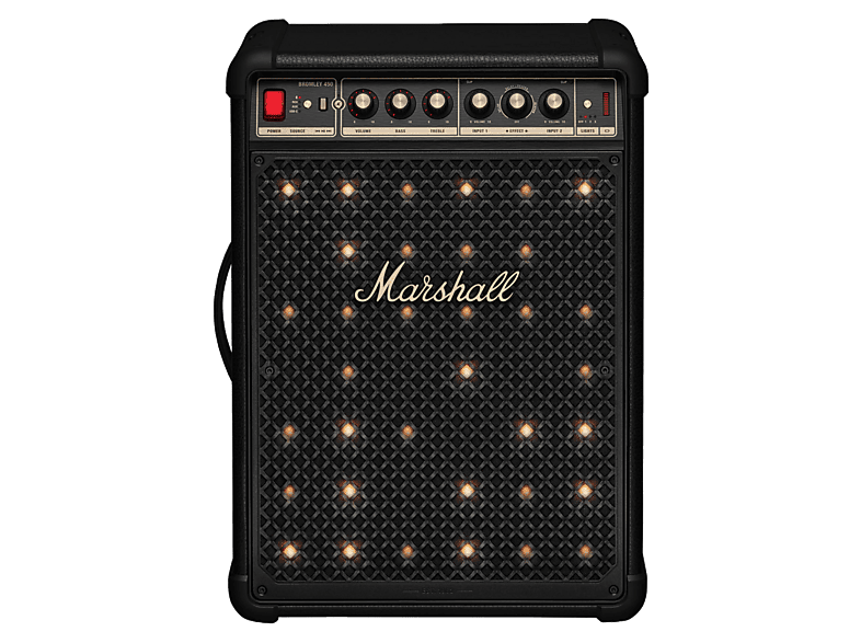Marshall Bromley 450 9600mAh Altavoz para fiestas Modo estéreo Indicadores LED Resistente al agua 40h Control táctil Negro
