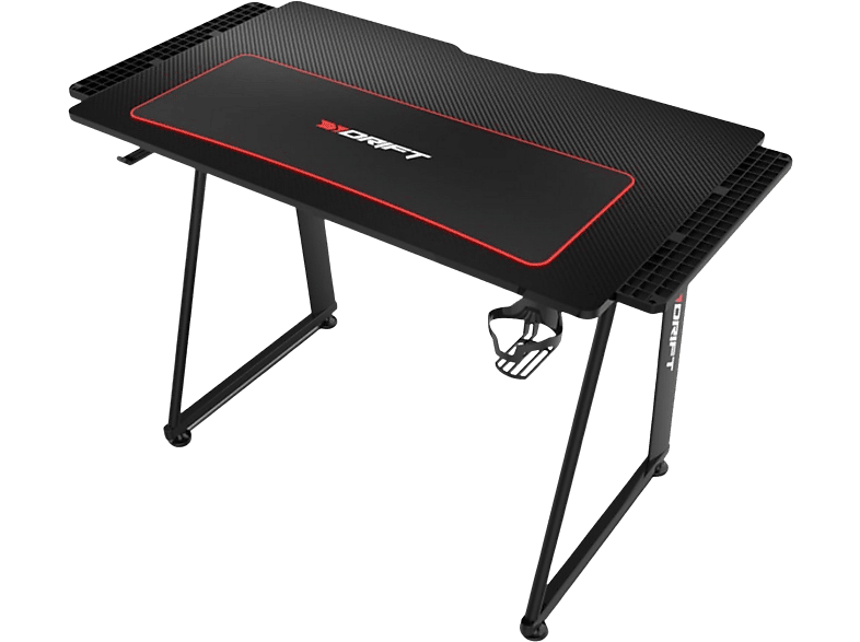 Drift DRDZ75 Acabado en fibra de carbono Alfombrilla lavable 113 x 60 x 75 cm Negro