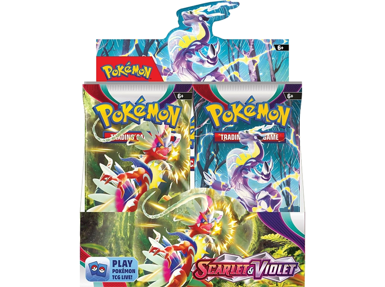 Magicbox Pokémon TCG: Scarlet & Violet Booster con 10 cartas Aleatorio (Inglés)