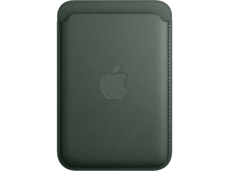 APPLE Cartera de trenzado fino con MagSafe para el iPhone Verde perenne