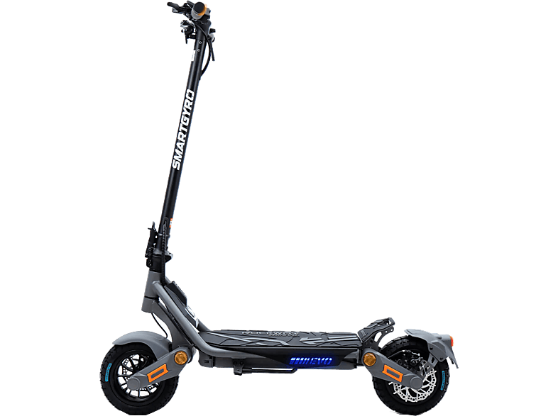 smartGyro Rockway EVO Potencia Máxima 800W Potencia Nominal 500W Carga 140 kg 13000 mAh 25 km/h 50 km Autonomía Gris